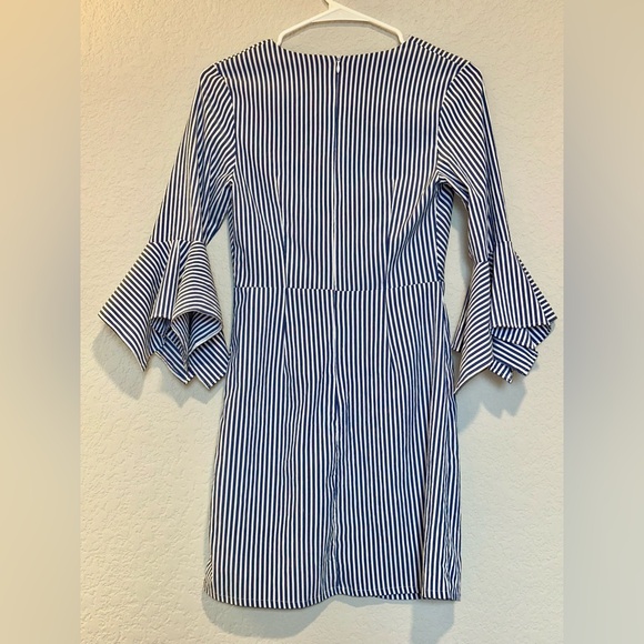 Plain B small blue and white stripe dress - Picture 2 of 15